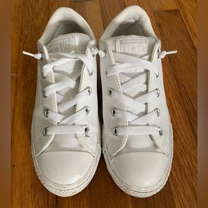 Converse white leather sneakers Junior 4/W7
